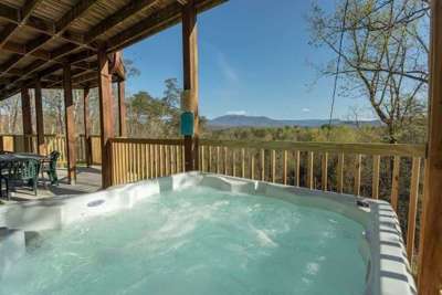 All About The View - Sevierville Tennessee - Private Hot Tub with great views - Mountain Time Cabin Rentals
